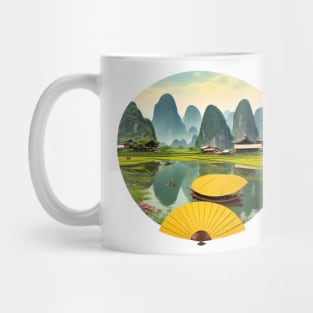 asian landscape Mug